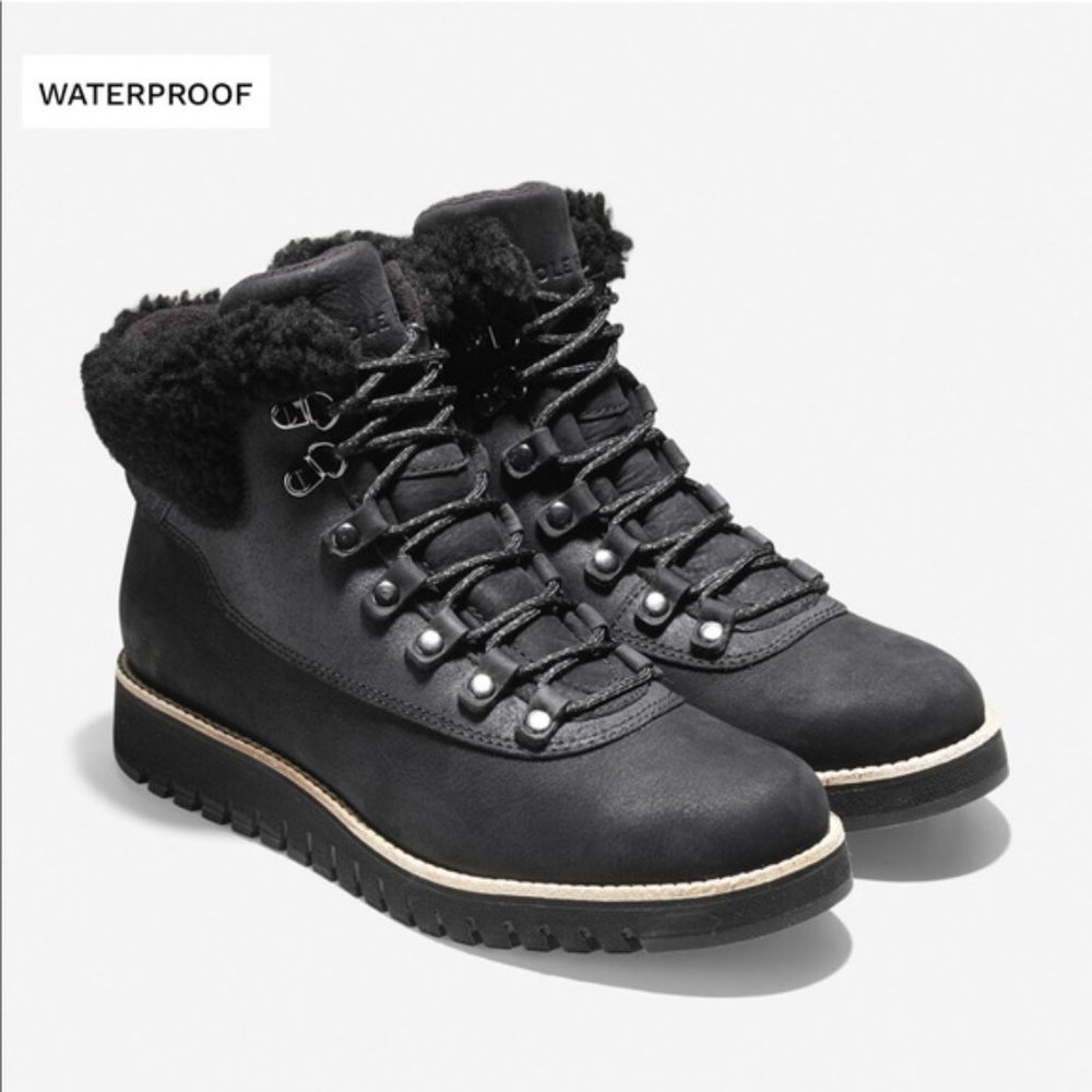 Cole Haan GrandExpløre Shearling Waterproof Boot - Picture 2 of 7